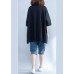 Handmade lapel cotton tunic plus size Fashion Ideas black box blouses Summer