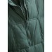 Green Pockets Fine Cotton Filled Zip Up Winter coats